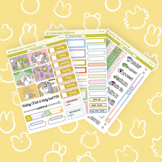 MINI - No Plans, No Problems Full Mini Kit Bubba Bear Studios MINI - No Plans, No Problems Stickers