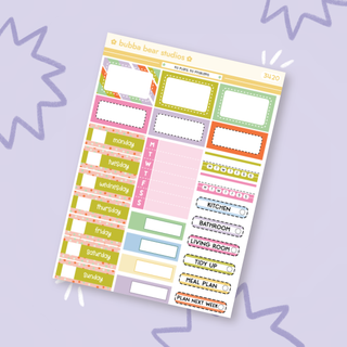 VERTICAL - No Plans, No Problems VERTICAL Page 2 - Date Covers and Boxes Bubba Bear Studios VERTICAL - No Plans, No Problems Stickers