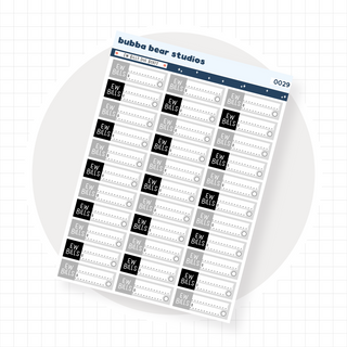 Ew Bills Due Boxes Minimal Bubba Bear Studios Ew Bills Due Boxes