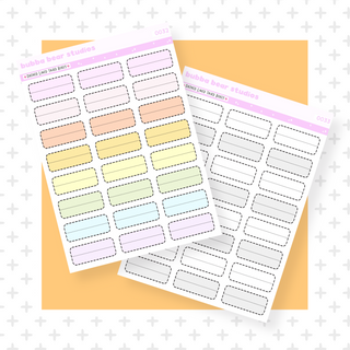 Dashed Lined Third Boxes Buy All (Set of 2) Bubba Bear Studios Dashed Lined Third Boxes