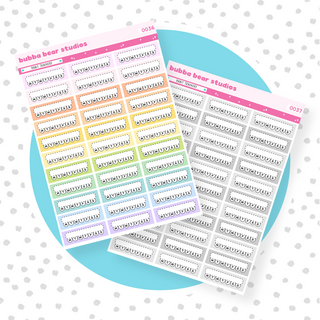 Habit Trackers Buy All (Set of 2) Bubba Bear Studios Habit Trackers
