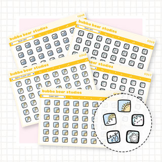 Weather Cubes Buy All (Set of 5) Bubba Bear Studios Weather Cubes