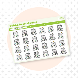 Playing Switch ACNH Bubba Bear Studios Playing Switch