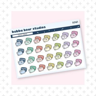 Credit Cards Colorful Bubba Bear Studios Credit Cards
