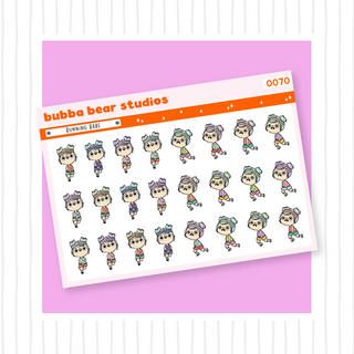 Running Babes Option 1 Bubba Bear Studios Running Babes