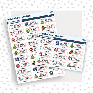 Christmas Countdown Buy All (Set of 2) Bubba Bear Studios Christmas Countdown