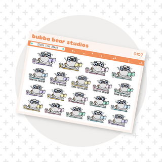 Study Time Bears Colorful Bubba Bear Studios Study Time Bears