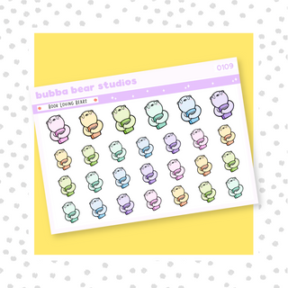 Book Loving Bears Colorful Bubba Bear Studios Book Loving Bears