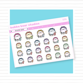 Skincare Bears Colorful Bubba Bear Studios Skincare Bears