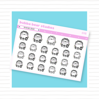 Skincare Bears Minimal Bubba Bear Studios Skincare Bears