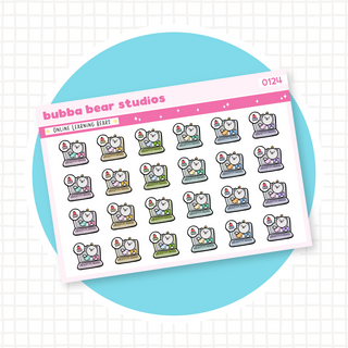 Online Learning Bears Colorful Bubba Bear Studios Online Learning Bears