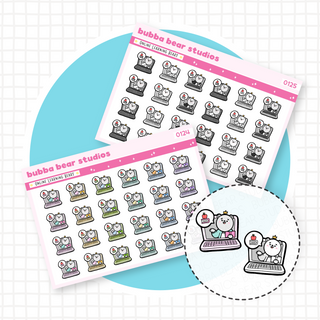 Online Learning Bears Buy All (Set of 2) Bubba Bear Studios Online Learning Bears