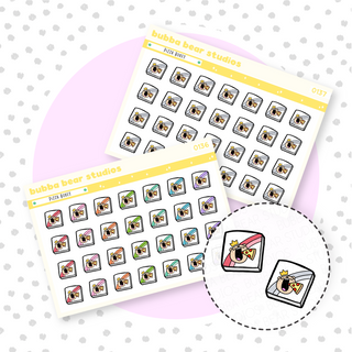 Pizza Boxes Buy All (Set of 2) Bubba Bear Studios Pizza Boxes