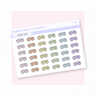 Contact Cases Colorful Bubba Bear Studios Contact Cases