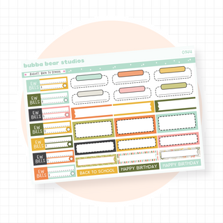 Vertical - August - Back To School Page III - Functional Boxes Bubba Bear Studios Vertical - August - Back To School