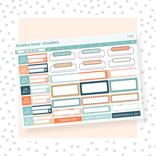 Vertical - July - By The Sea Page III - Functional Boxes Bubba Bear Studios Vertical - July - By The Sea