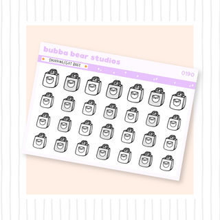 Shopping/Gift Bags Minimal Bubba Bear Studios Shopping/Gift Bags