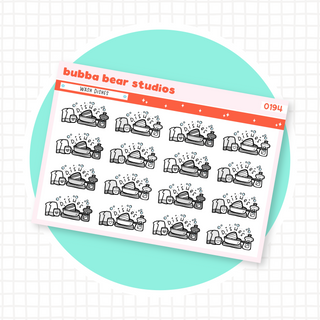 Wash Dishes Minimal Bubba Bear Studios Wash Dishes