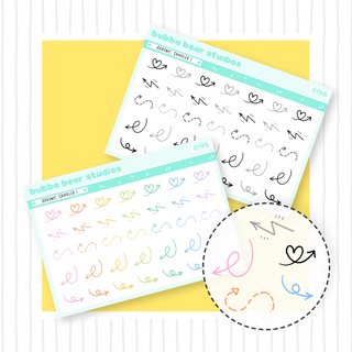 Arrows: Sampler I Buy All (Set of 2) Bubba Bear Studios Arrows: Sampler I