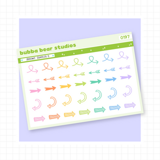 Arrows: Sampler II Colorful Bubba Bear Studios Arrows: Sampler II