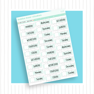 Date Covers Print Aqua Bubba Bear Studios Date Covers