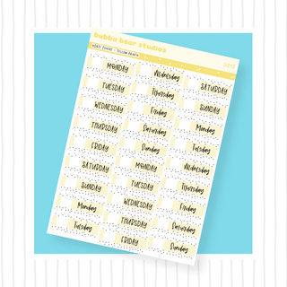 Date Covers Print Yellow Bubba Bear Studios Date Covers