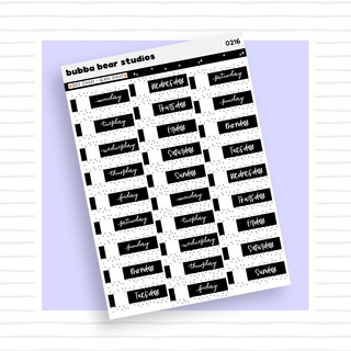 Date Covers Script Black Bubba Bear Studios Date Covers