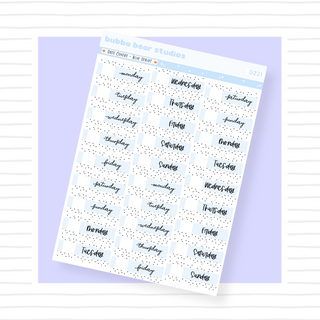 Date Covers Script Blue Bubba Bear Studios Date Covers