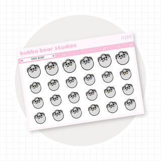 Grandpa Bears Colorful Bubba Bear Studios Grandpa Bears