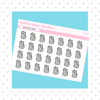 Baby Bottle Bears Colorful Bubba Bear Studios Baby Bottle Bears