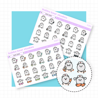 Nurse Bears Buy All (Set of 2) Bubba Bear Studios Nurse Bears