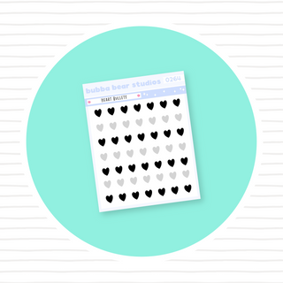 Heart Bullets Minimal Bubba Bear Studios Heart Bullets