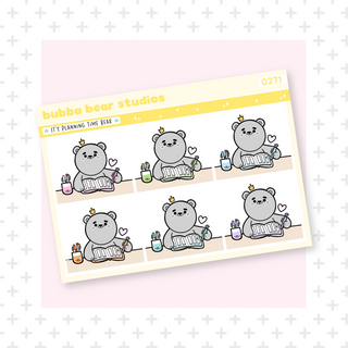 It's Planning Time Bears Colorful Bubba Bear Studios It's Planning Time Bears