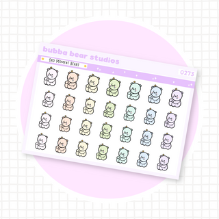 Sad Moment Bears Colorful Bubba Bear Studios Sad Moment Bears