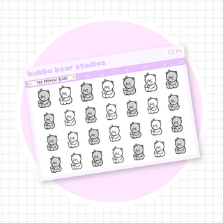 Sad Moment Bears Minimal Bubba Bear Studios Sad Moment Bears