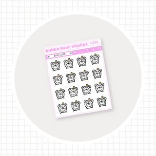 Bear Clock Minimal Bubba Bear Studios Bear Clock