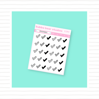 Checkmark Minimal Bubba Bear Studios Checkmark