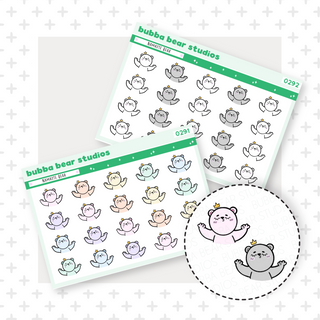 Namaste Bears Buy All (Set of 2) Bubba Bear Studios Namaste Bears