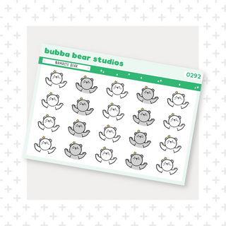 Namaste Bears Minimal Bubba Bear Studios Namaste Bears