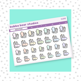 Arrow Bears Colorful Bubba Bear Studios Arrow Bears