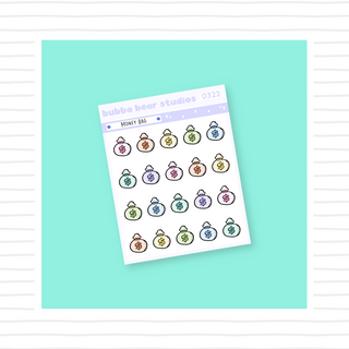 Money Bag Colorful Bubba Bear Studios Money Bag