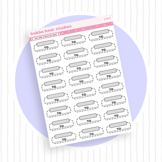 Time Span Scheduling Boxes Standard Grey Bubba Bear Studios Time Span Scheduling Boxes Stickers