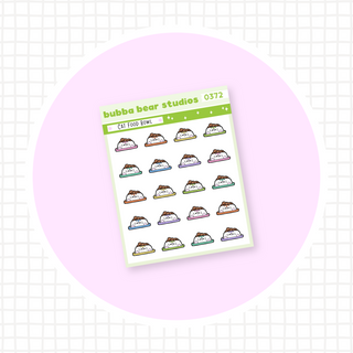 Cat Food Bowl Colorful Bubba Bear Studios Cat Food Bowl