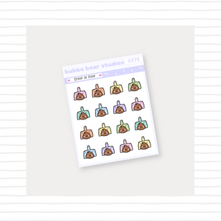 Scoop of Poop Colorful Bubba Bear Studios Scoop of Poop