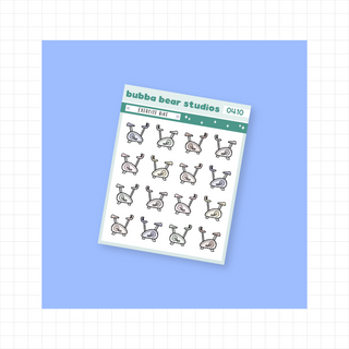 Exercise Bike Muted Bubba Bear Studios Exercise Bike