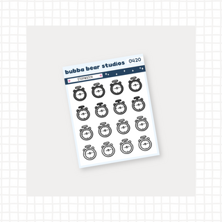 Stopwatch Minimal Bubba Bear Studios Stopwatch