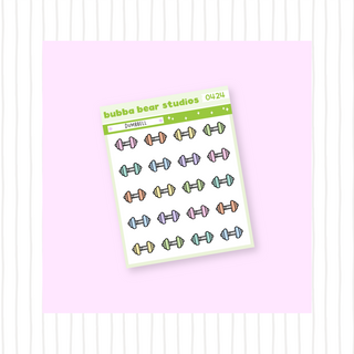 Dumbbell Colorful Bubba Bear Studios Dumbbell