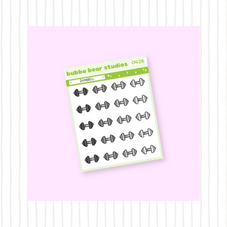 Dumbbell Minimal Bubba Bear Studios Dumbbell