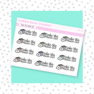 Take The Trash Out Neutral Bubba Bear Studios Take The Trash Out