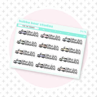 Time for Errands! Neutral Bubba Bear Studios Time for Errands!